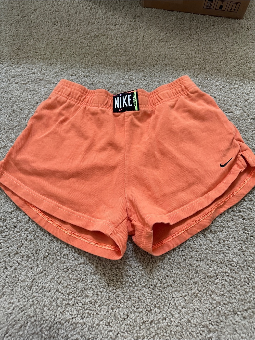 Nike Women's Orange Athletic Shorts